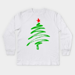 Christmas Tree Kids Long Sleeve T-Shirt